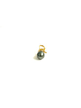18ct Gold Black Tahitian Pearl Pendant