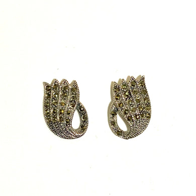Marcasite Art Nouveau Style Earrings