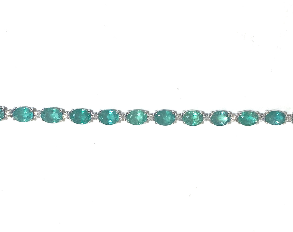 Emerald and Diamond Bracelet