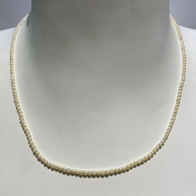 Vintage 9ct Yellow Gold Seed Pearl Necklace