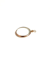 Clear 9ct Rose Gold Bubble Locket