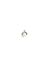 9ct White Gold Sapphire, Pearl and Diamond Pendant