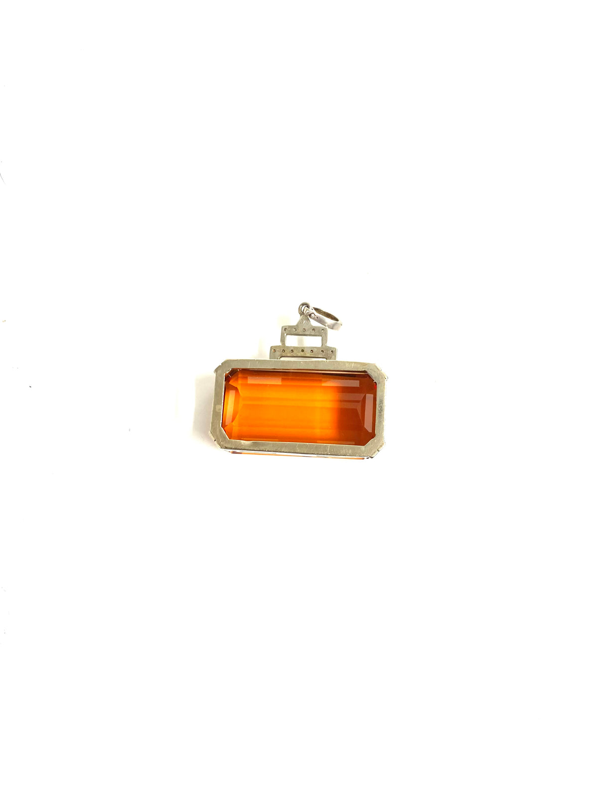 9ct Gold Rare Citrine Dium Pendant