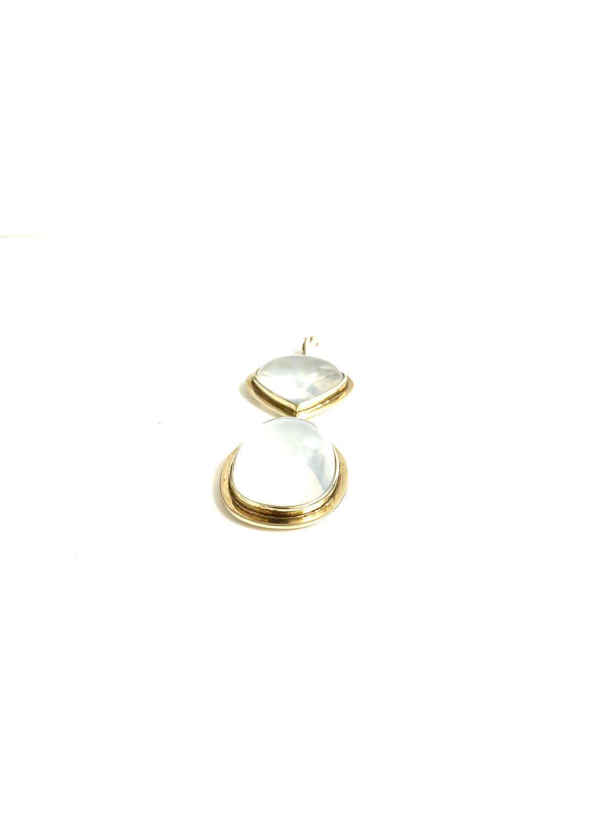 9ct White Gold Moonstone Pendant