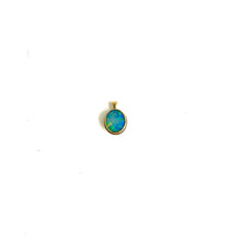9ct Gold Oval Opal Pendant