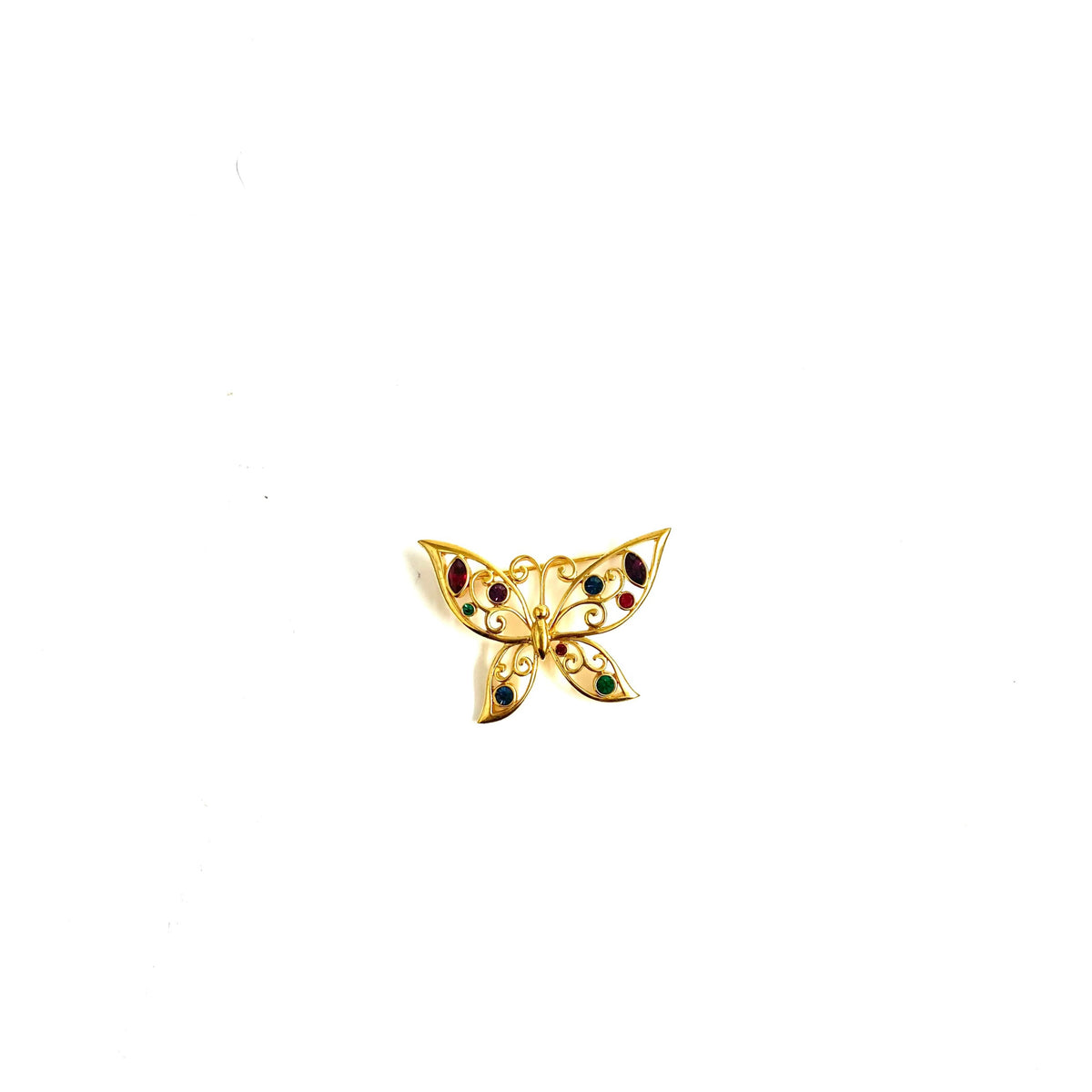 9ct Gold Butterfly Brooch