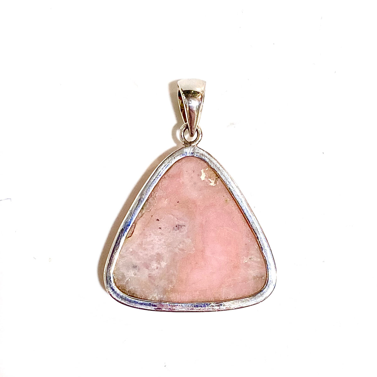 Sterling Silver Pink Opal Pendant