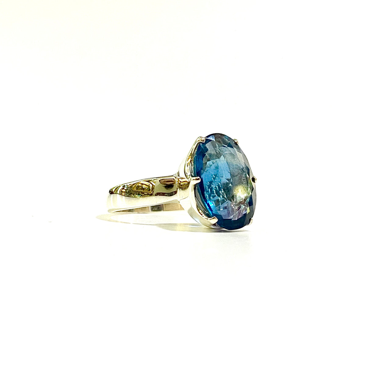 Sterling Silver Fluorite Ring