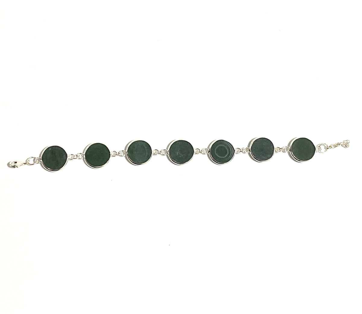 Round Nephrite Jade Bracelet