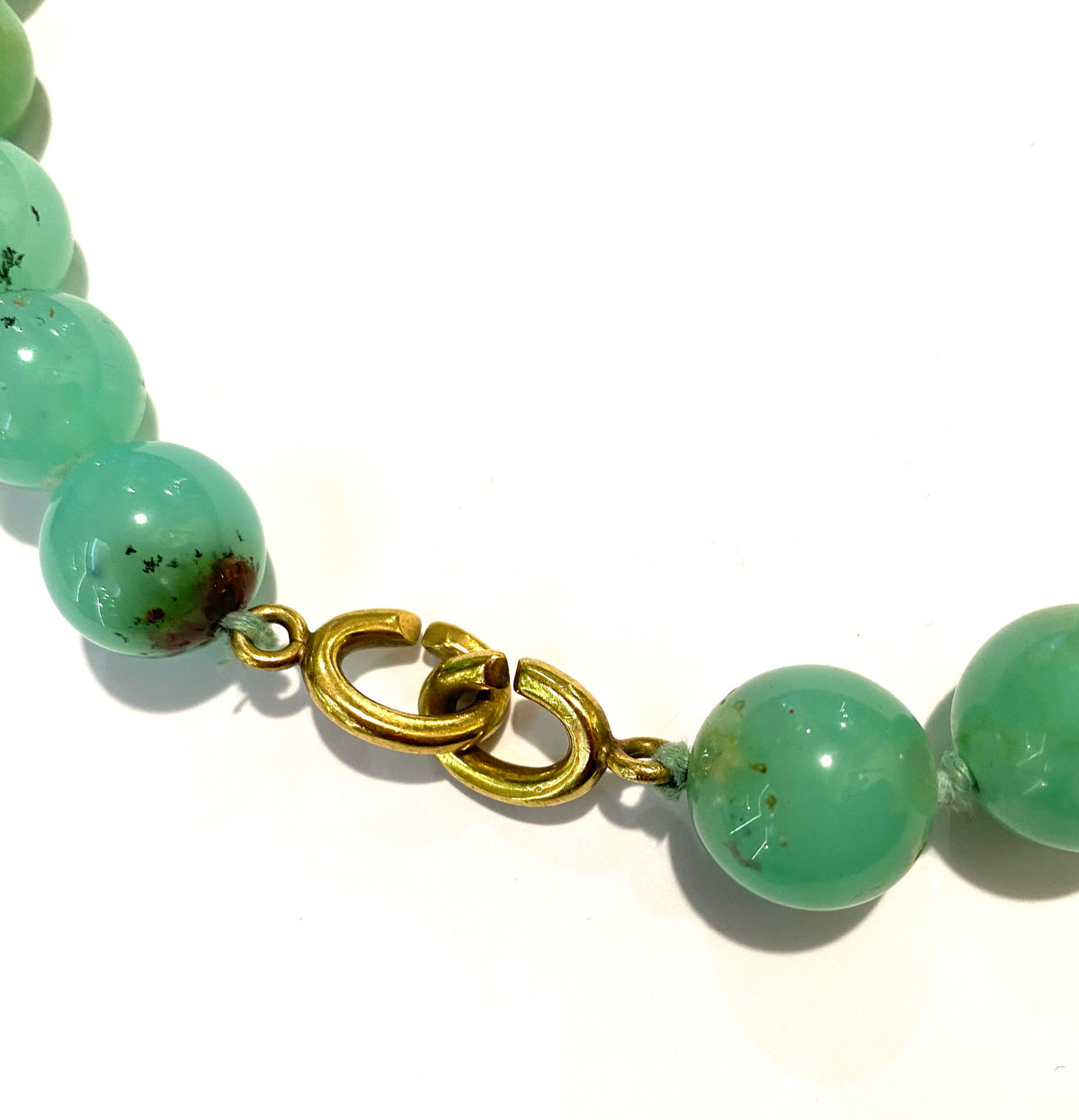 Chrysoprase Beaded Necklace