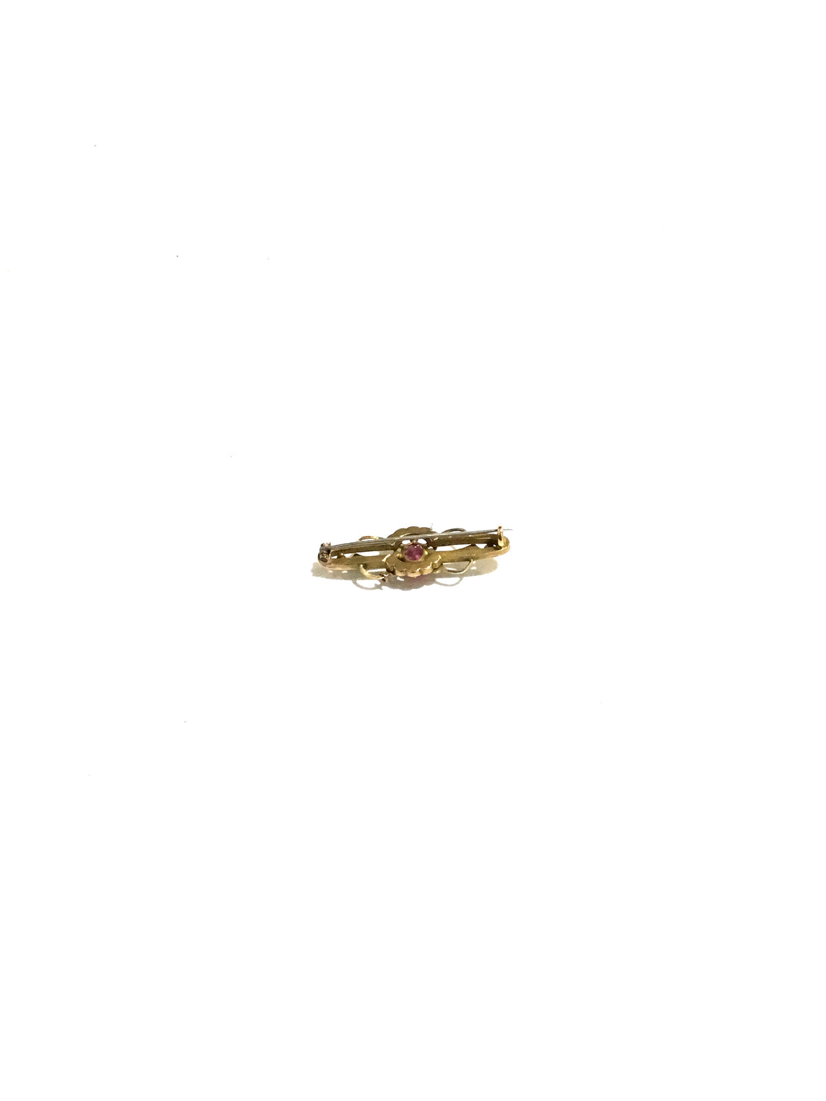 9ct Gold and Seed Pearl Brooch