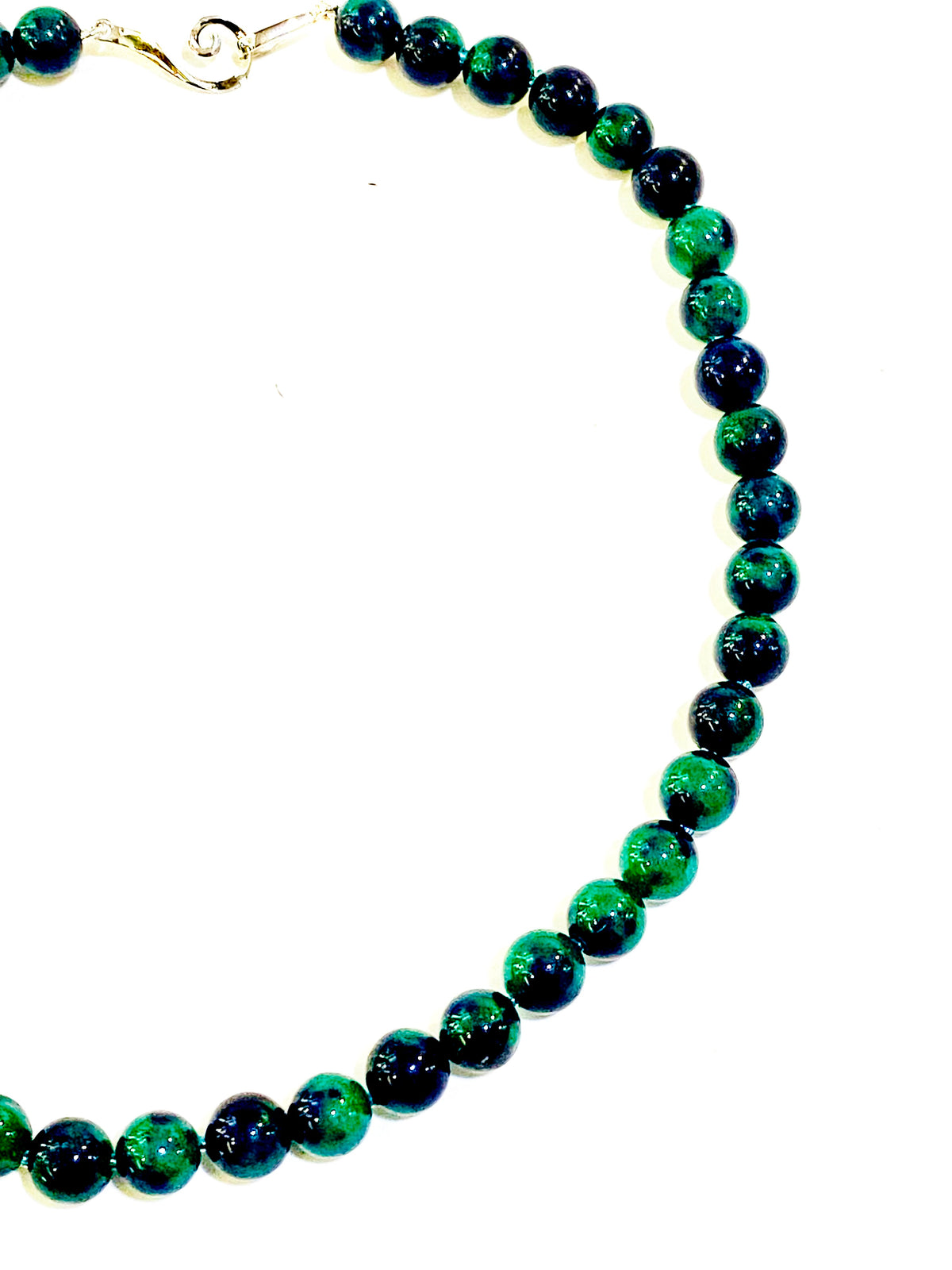 Chrysocolla Round Beaded Necklace
