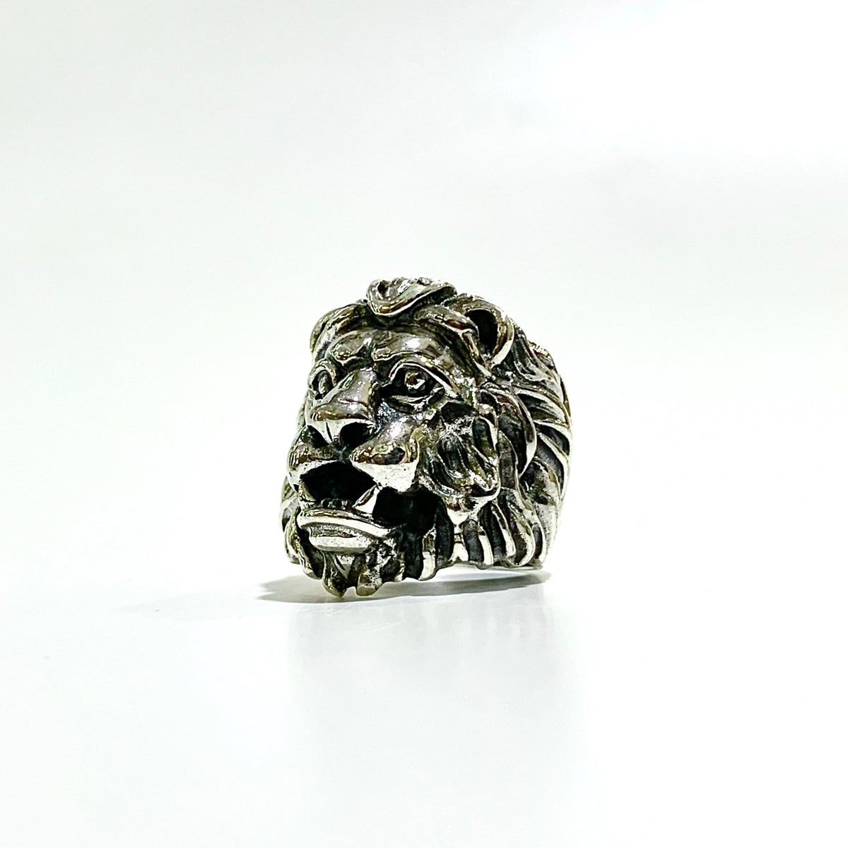 Sterling Silver Lion Dress Ring