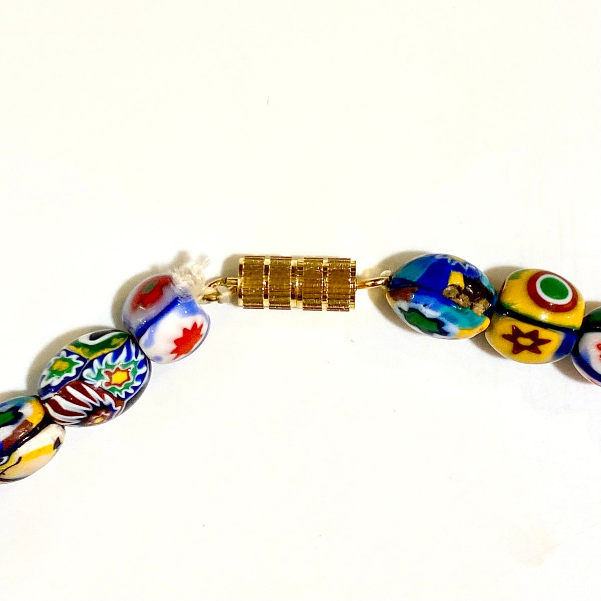 Antique Millefiori Beaded Necklace