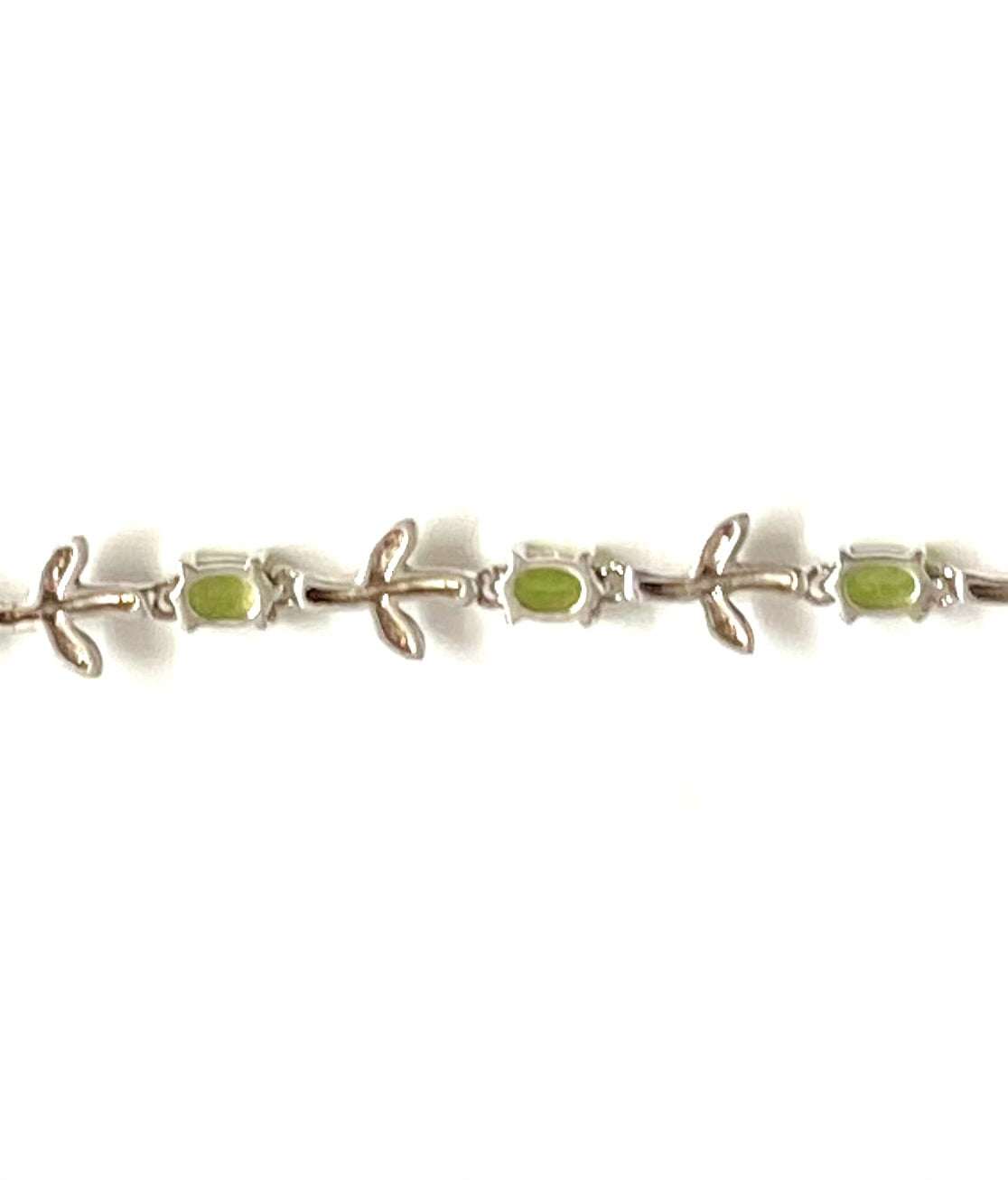 Sterling Silver Peridot Bracelet