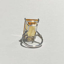 Sterling Silver Citrine Cocktail Ring
