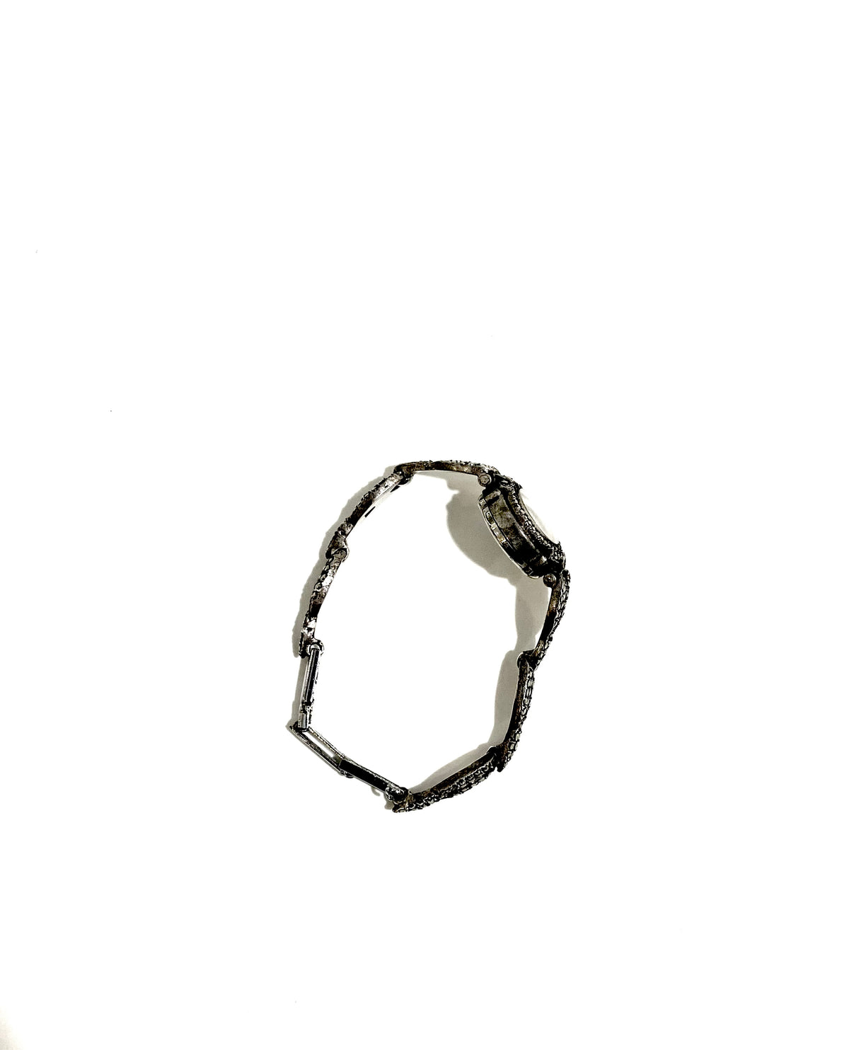 Sterling Silver and Marcasite Wristwatch