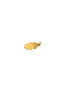 20ct Yellow Gold Coin Pendant
