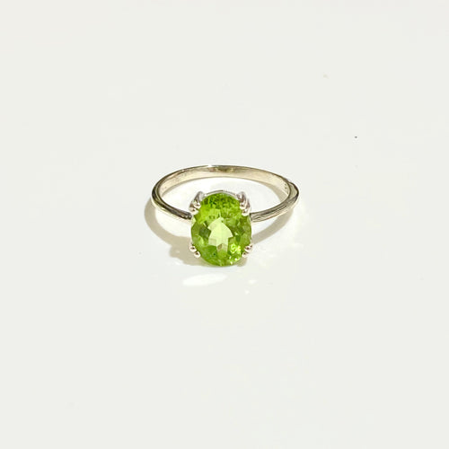 Sterling Silver Peridot Ring