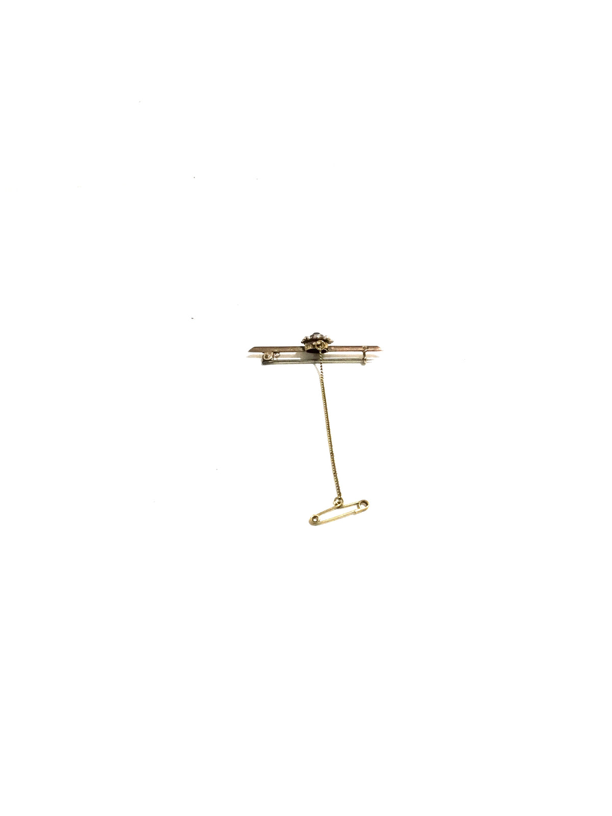 9ct Gold Seed Pearl Brooch
