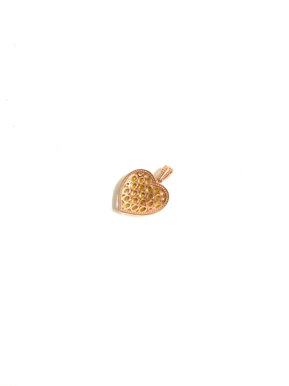 Sterling Silver Gold Plated Yellow Sapphire Pendant