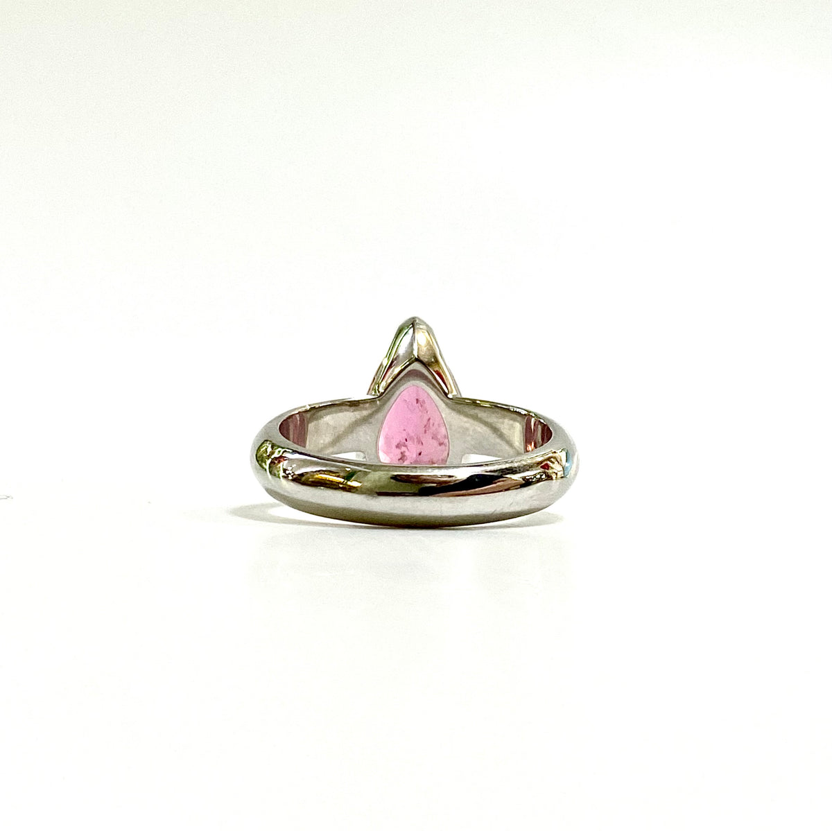 Sterling Silver Watermelon Tourmaline Ring