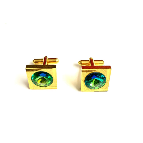 Costume Crystal Cufflinks