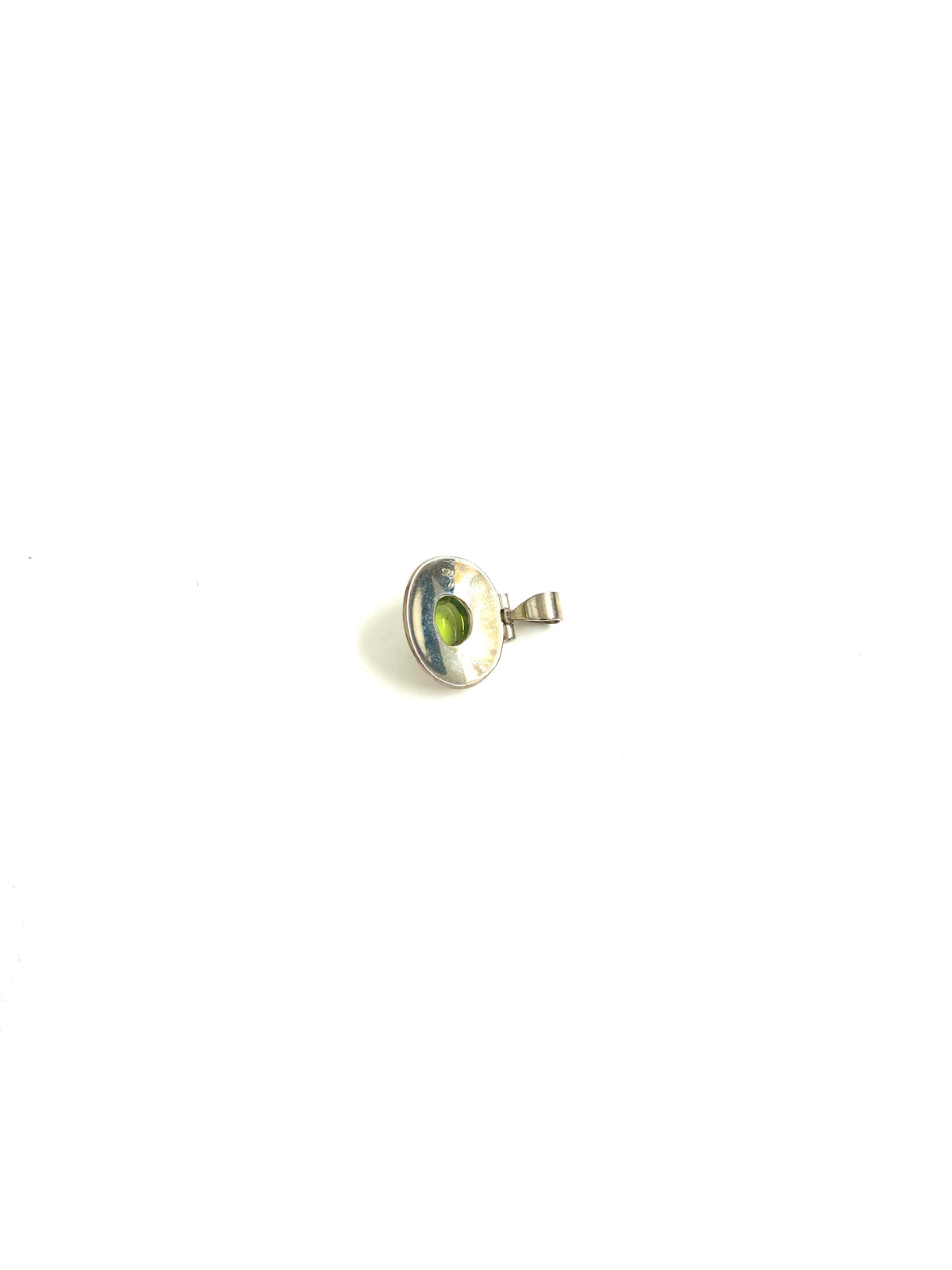 Sterling Silver Peridot Pendant