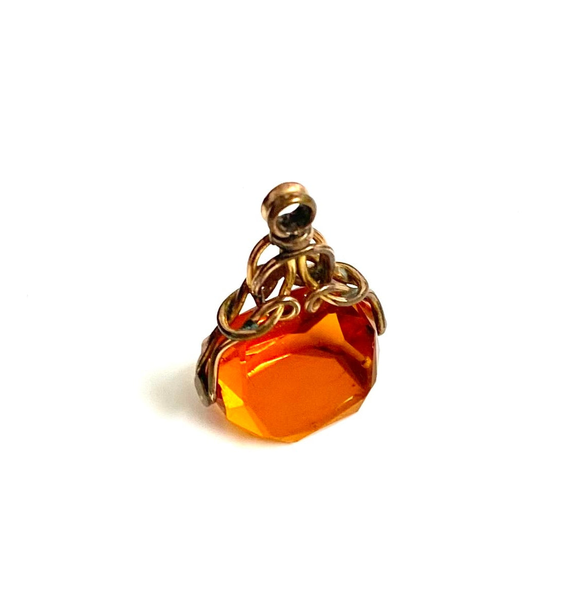 9ct Yellow Gold Citrine Pendant