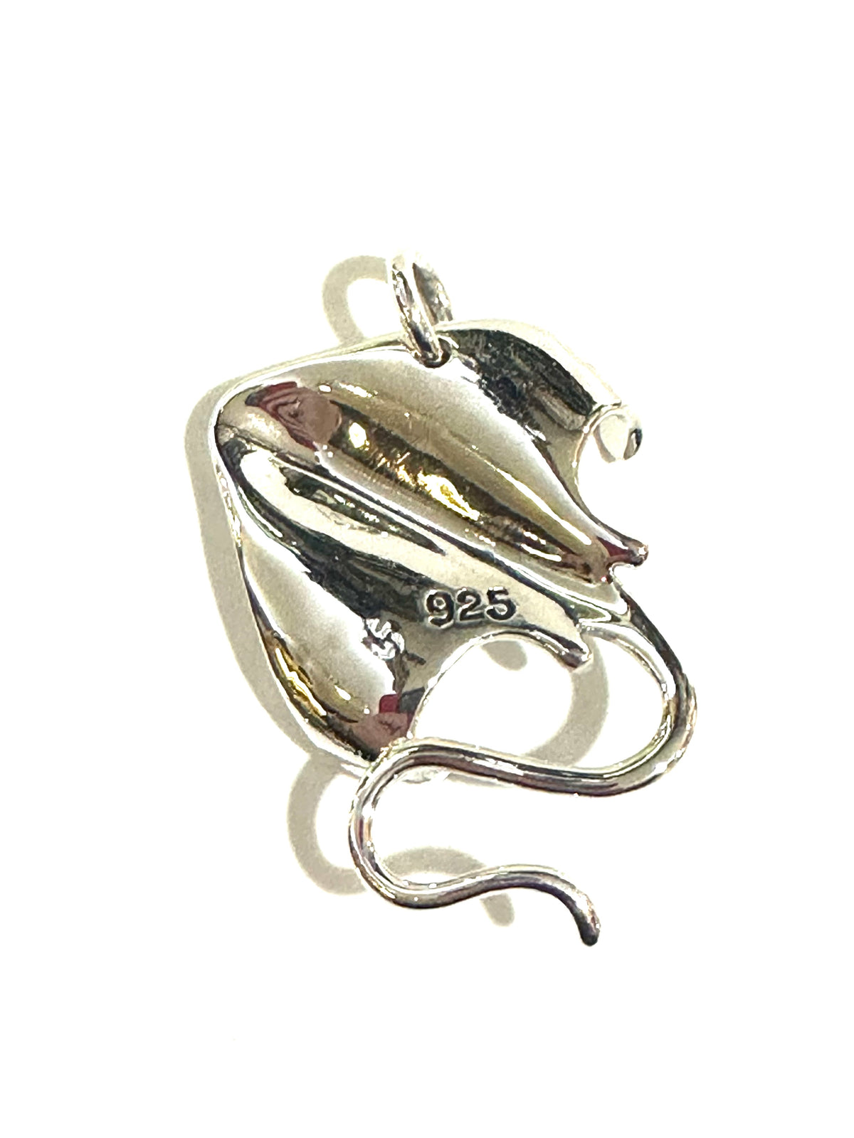 Large Sterling Silver Stingray Pendant