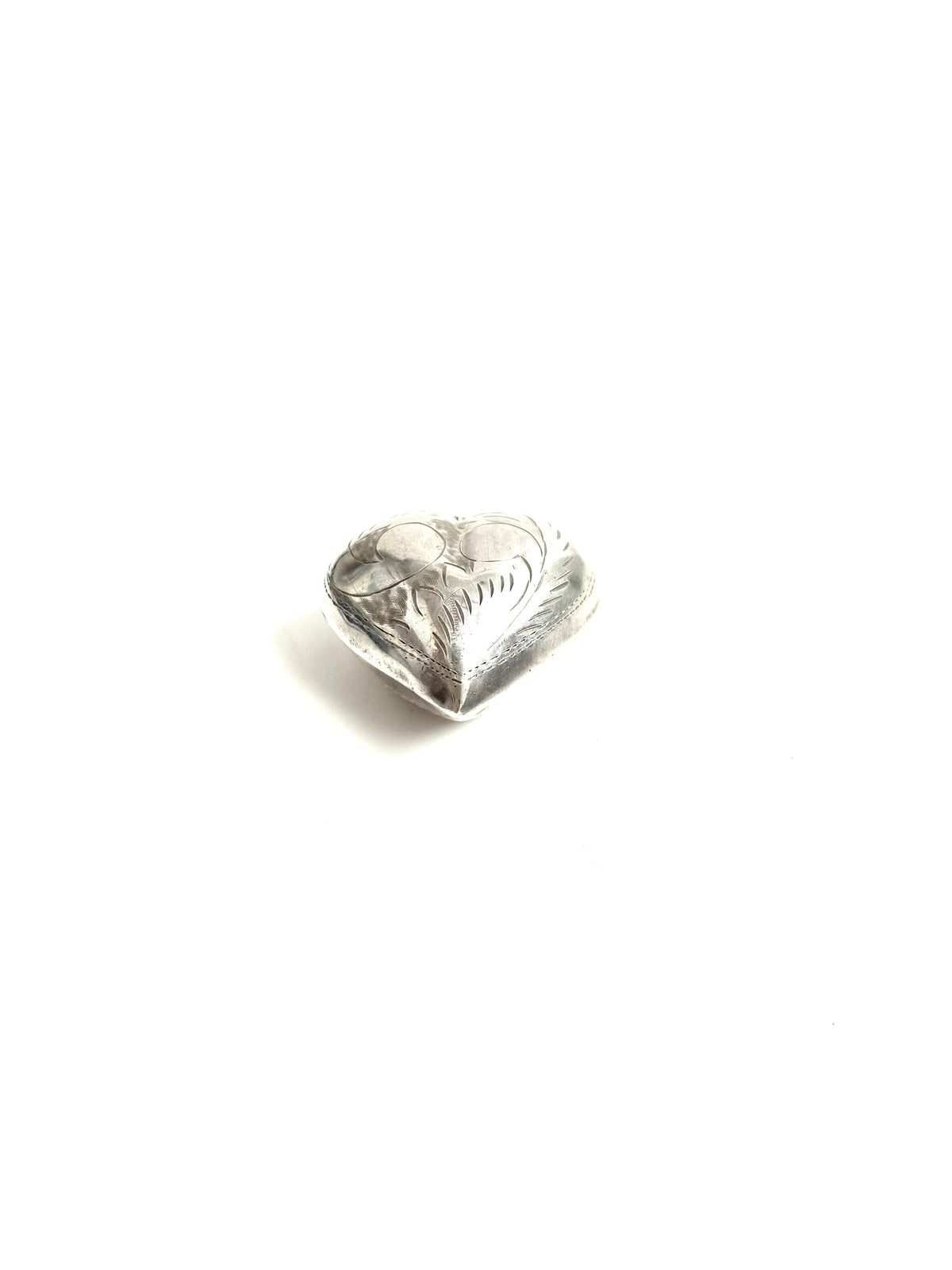 Vintage Sterling Silver Heart Pendant