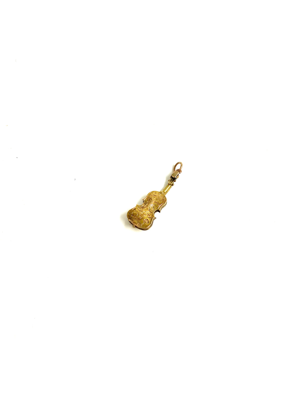 18ct Gold Violin Pendant
