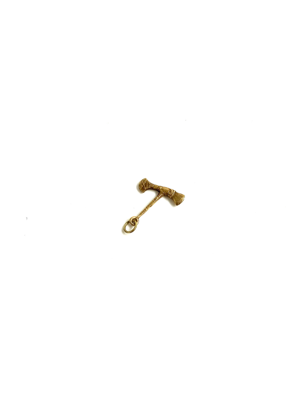 12ct Gold Axe Charm