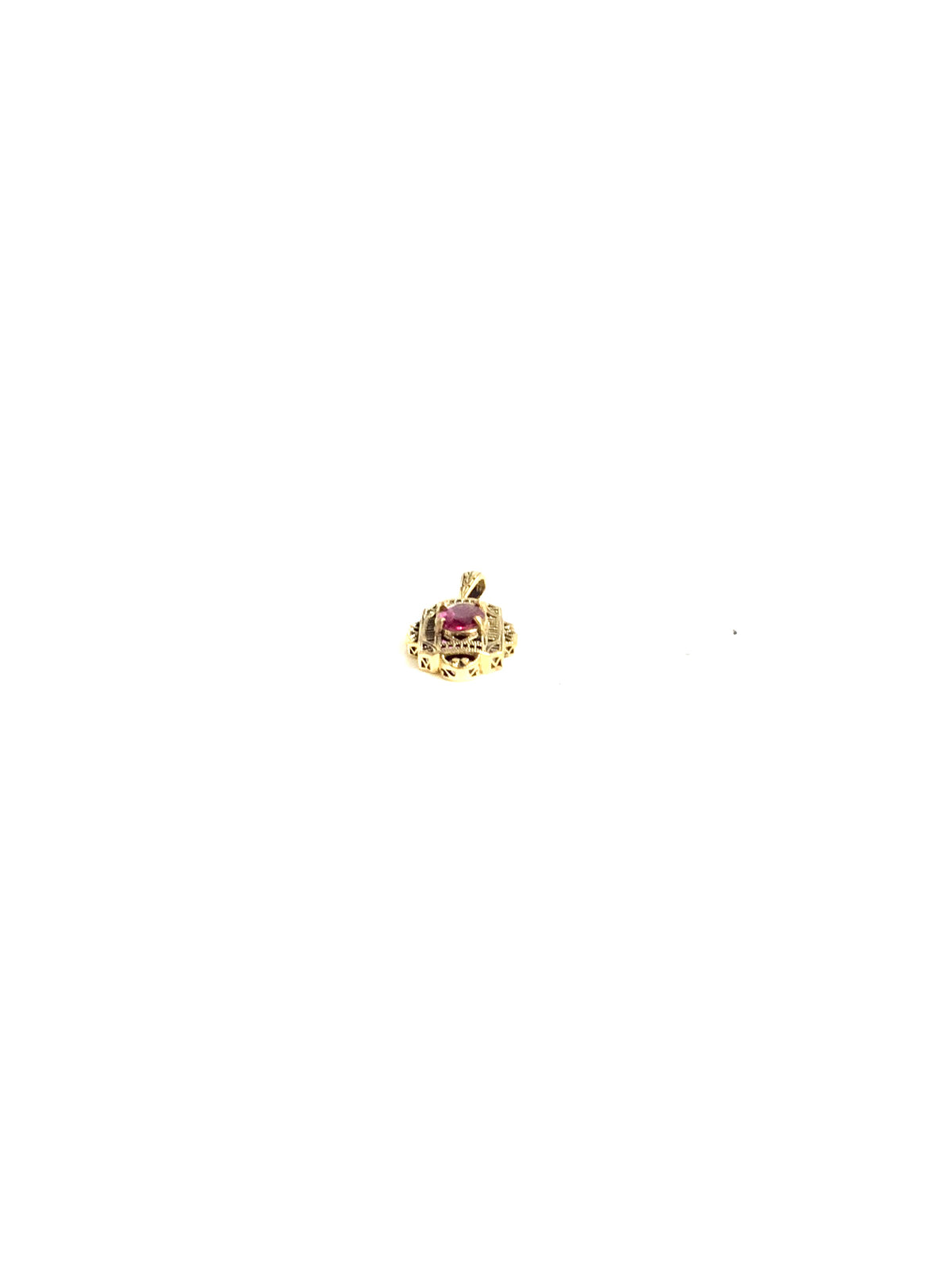 9ct Gold Tourmaline Pendant