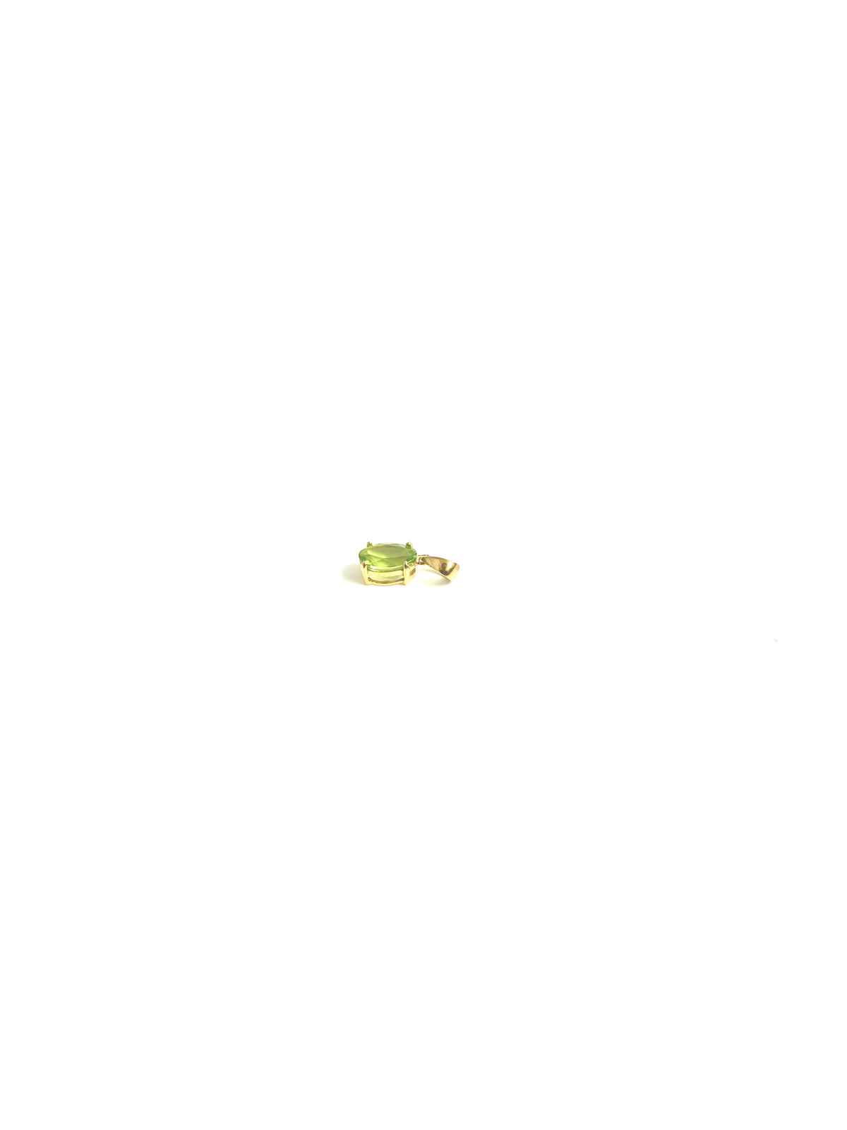 14ct Gold Peridot Pendant