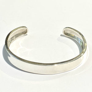 Sterling Silver Open Cuff Bangle