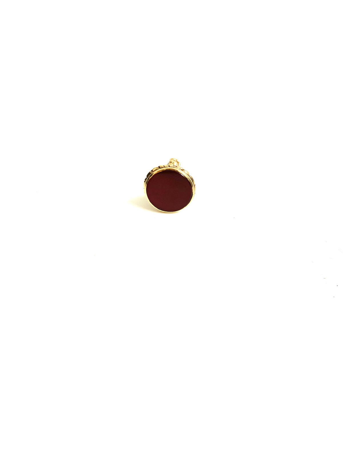 9ct Gold Carnelian Fob