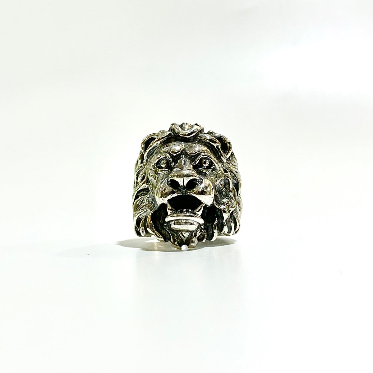 Sterling Silver Lion Dress Ring