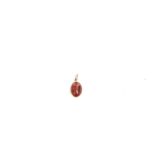 Sterling Silver Spessartite Garnet Pendant