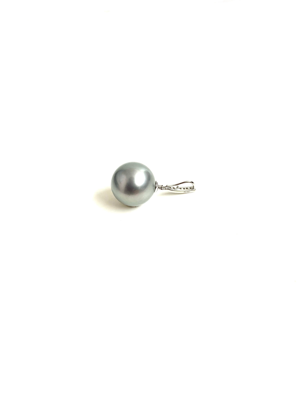 15ct Gold Black Tahitian Pearl Pendant