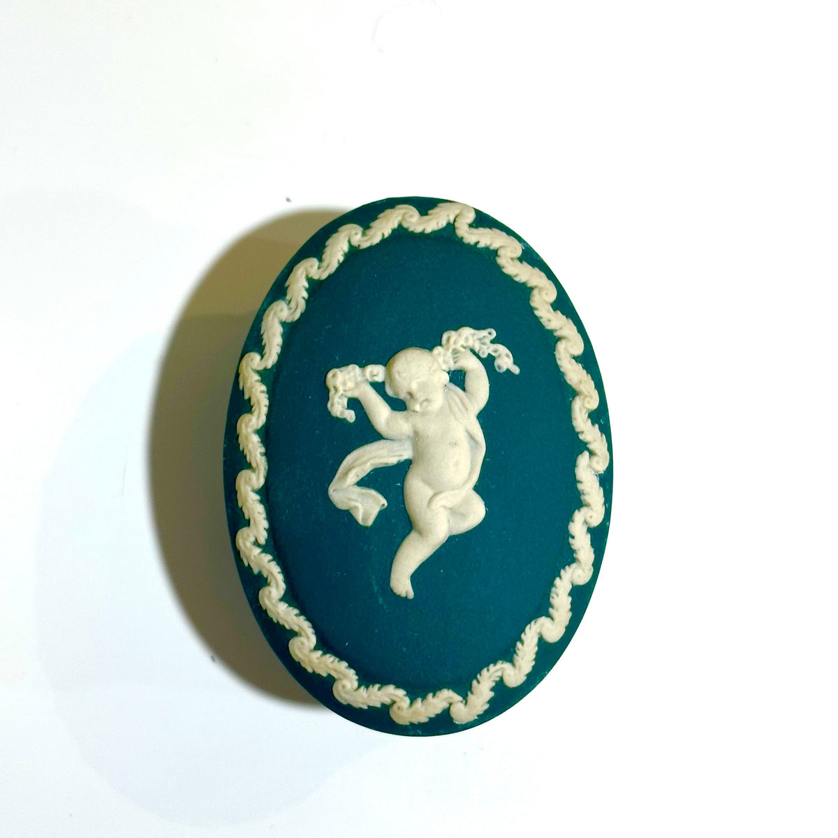 Ornate Porcelain Wedgwood  Trinket  Box