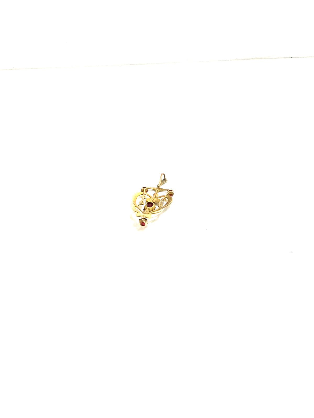 9ct Gold Spinel Pendant
