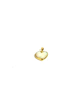18ct Gold Solid Opal Heart Pendant