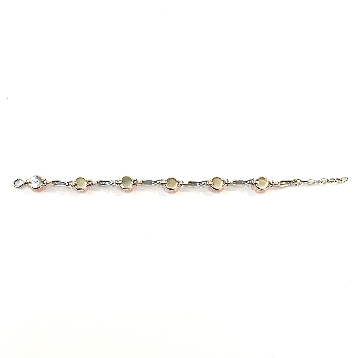 Sterling Silver Marcasite and Carved Coral Rose Bracelet