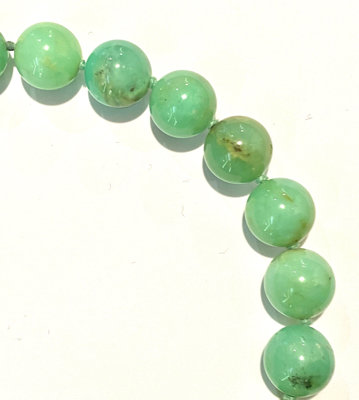Chrysoprase Beaded Necklace