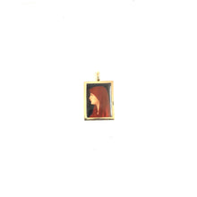 Fabiola Enamel 9ct Gold Pendant