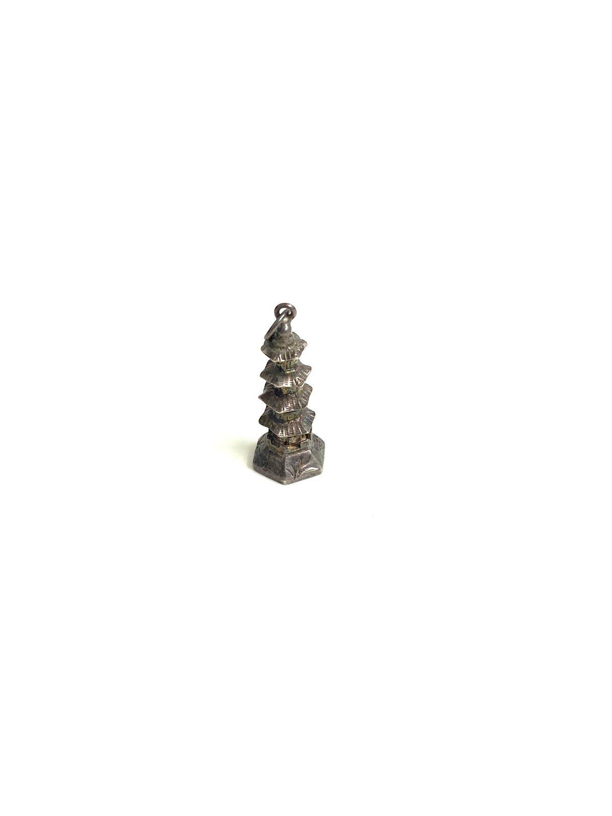 Sterling Silver Pagoda Charm