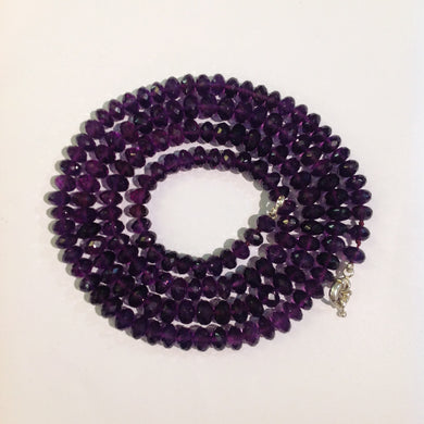 Natural Brazilian Amethyst Necklace