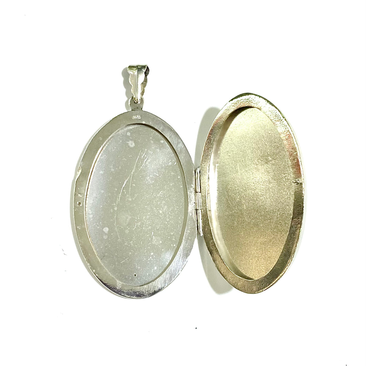 Sterling Silver Oval Locket