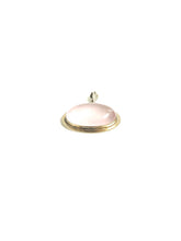 9ct Gold Rose Quartz Pendant